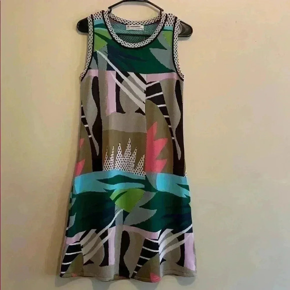 Anthropologie Aldomartins Tropical Knit Dress - Picture 2 of 7